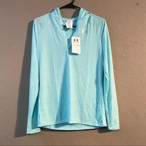 NWT Size S Blue Under Armour Women’s Hoodie Jacket